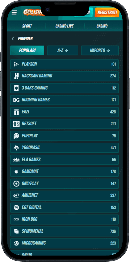 Golisimo Casino Provider